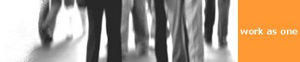 Titelbild mit Claim work as one